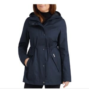 Hunter Navy Blue Rain Jacket